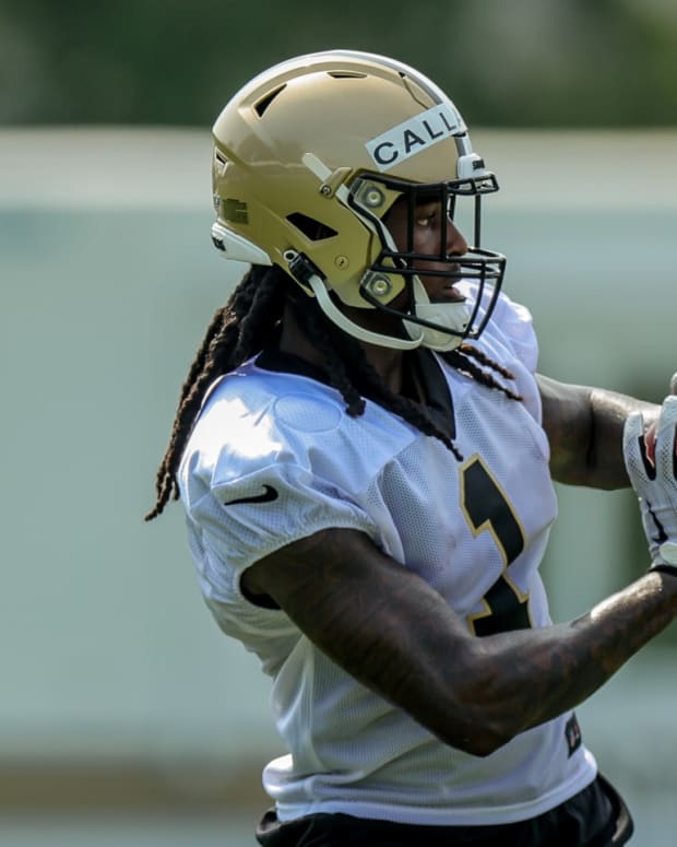 WR Marquez Callaway at Saints Training Camp 2021